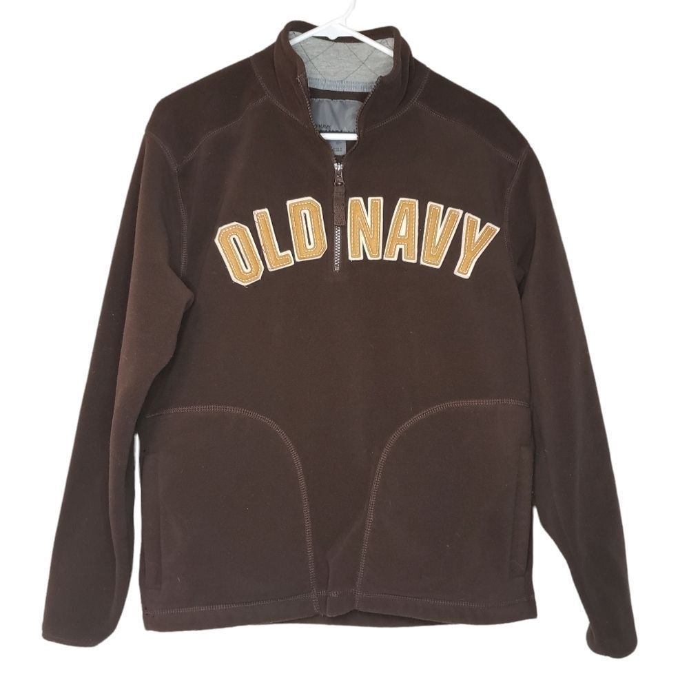𝅺OLD Navy Brown Fleece Jacket Ladies Medium